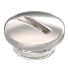 OBO BETTERMANN - Verschlussschraube mit O-Ring Ø16x8 Messing vernickelt