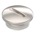 OBO BETTERMANN - Verschlussschraube mit O-Ring Ø20x9 Messing vernickelt