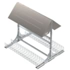 OBO BETTERMANN - Wechselrichterrahmen doppelseitig 1300x1651x1300 Stahl tauchfeuerverzinkt / Edelstahl, rostfrei 1.4301
