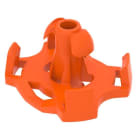 OBO BETTERMANN - Universaladapter für Direktbefestigung 18x15x13mm Polyethylen pastellorange RAL2003