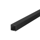 OBO BETTERMANN - Wand- und Deckenkanal mit Bodenlochung 2000x20x20 Polyvinylchlorid schwarz 9005