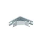 OBO BETTERMANN - Bogen 90° horizontal 35x50 Stahl bandverzinkt zink