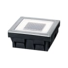 PAULMANN - Outdoor Solar Boden Cube IP67 LED 1x0,24W 100x100mm Edelstahl/klar