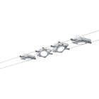 PAULMANN - Wire Systems DC Set MacLED 4x4W Chrom matt 230V/12V DC 30VA Metall