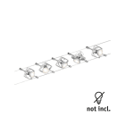 PAULMANN - WireSystem Set MacII max 5x10W GU5,3 Chrom matt 230/12V 60VA Metall/Kunststof