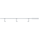 PAULMANN - URail Set Barelli max 3x10W GU10 Chrom matt/Chrom 230V Met/Kst 1m