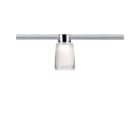 PAULMANN - URail Ceiling Safira 1x5,2W Chrom/Klar/Satin 230V Metall/Acryl