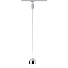 PAULMANN - URail System LED Pendel Capsule II 1x6W Chrom matt/Chrom 230V Met/Kst dimmbar