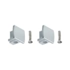 PAULMANN - URail Universal Endcap 2er Pack Chrom matt Kunststoff
