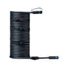 PAULMANN - Outdoor Plug & Shine Cable IP68 10m 1 in-5 out 2x1,5mm² Schwarz Kunststoff