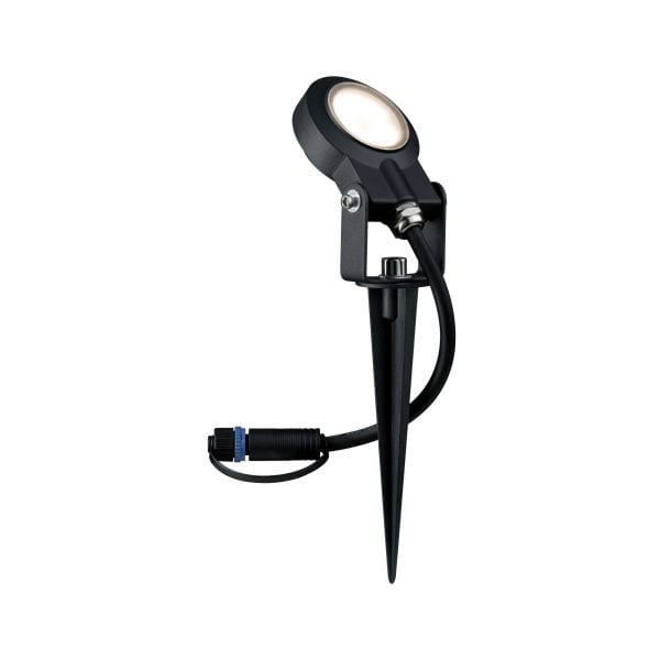 PAULMANN - Outdoor Plug & Shine Spotlight Sting IP67 520lm 3000K 6W 24V Anthrazit Alu