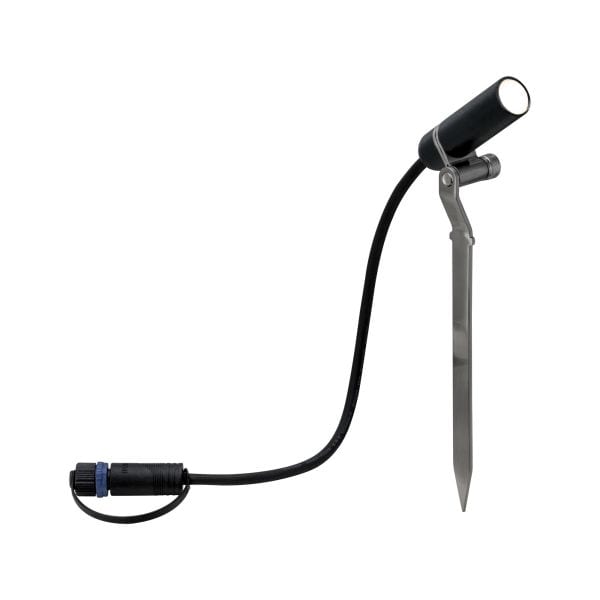 PAULMANN - Outdoor Plug & Shine Spotlight Plantini 3000K 1,4W 24V 45°Anthrazit Alu
