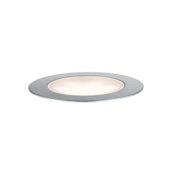 PAULMANN - Outdoor Plug & Shine Floor IP67 3000K 2W 24V 70mm Silber Eds/Kst