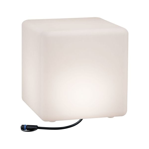 PAULMANN - Outdoor Plug & Shine Lichtobjekt Cube IP67 3000K 575lm 24V