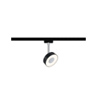 PAULMANN - URail Spot Circle 1x5W Schwarz matt/ Chrom 230V Metall/Kunststoff 2700K dim