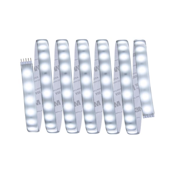 PAULMANN - MaxLED 500 Stripe 2,5m Daylight IP44 Cover 6500K 15W 24V Silber Kst