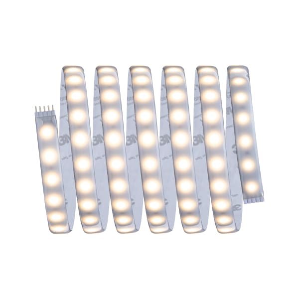 PAULMANN - MaxLED 500 Stripe 2,5m Warmweiss IP44 Cover 2700K 15W 24V Silber Kst