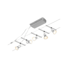 PAULMANN - Wire Set Salt max5x10W GU5,3 Chrom matt/Chrom 12V DC 60VA Kunststoff/Metall