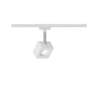 PAULMANN - URail Spot Cube 1x8W Weiß/ Chrom 230V Metall/Kunststoff dimmbar