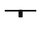 PAULMANN - URail Ceiling Socket max1x20W E27 schwarz 230V Metall