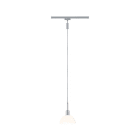 PAULMANN - URail Pendel Sarrasani max 20W E14 Chrom matt/Opal 230V Metall Glas
