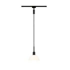 PAULMANN - URail Pendel Sarrasani max 20W E14 Schw matt/Opal 230V Metall Glas
