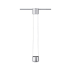 PAULMANN - URail Pendel Aldan 1x8,5W Chrom matt/ Schwarz 230V Metall/Kunststoff dimmbar