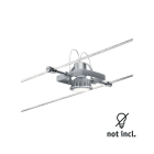 PAULMANN - WireSystem Spot MacII max 1x10W GU5,3 Chrom matt 12V Metall/Kunststoff