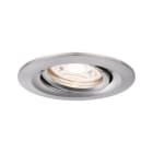 PAULMANN - EBL Nova mini Coin rund schwenkbar LED 1x4W 310lm Eisen gebürstet/Alu