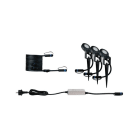 PAULMANN - Outdoor Plug & Shine Spot Sting Set IP67 3000K 3x6W 24V dimmable