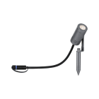PAULMANN - Outdoor Plug & Shine Spot Radix 6W IP65 24V 3000K Aluminium Grau