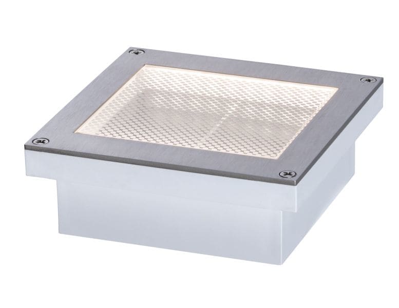 PAULMANN - Outdoor Solar BodenEBL Aron IP67 3000K Metall Bewegungsmelder 5/40lm 10*10cm