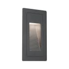 PAULMANN - Outdoor 230V Wand EBL High 4W IP44 3000K 103x58 Aluminium