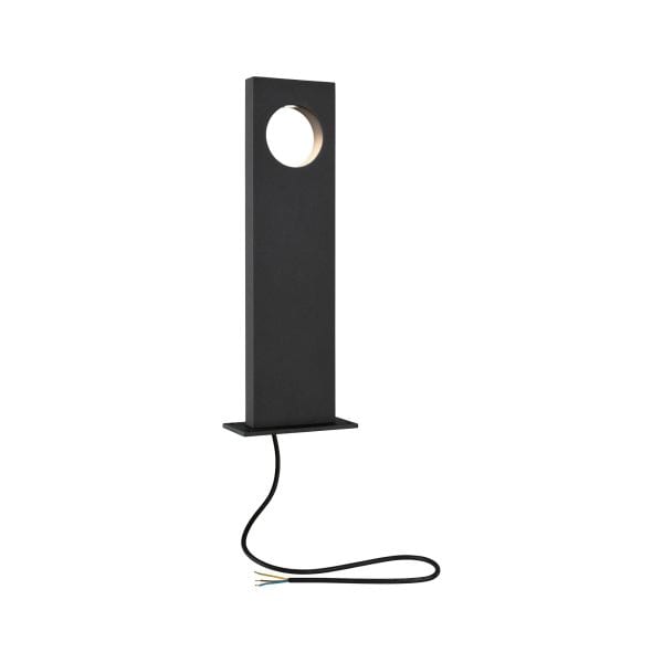 PAULMANN - Outdoor 230V Bollard Ivo 5,5W IP65 3000K Alu Grey
