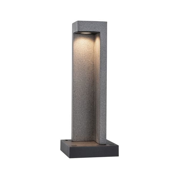 PAULMANN - Outdoor 230V Pollerleuchte Concrea 6,8W IP65 3000K black Sandstone Cement