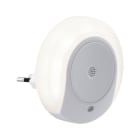 PAULMANN - AS Horby rund Nachtlicht Stecker weiss 0,4W 3000K Sensor
