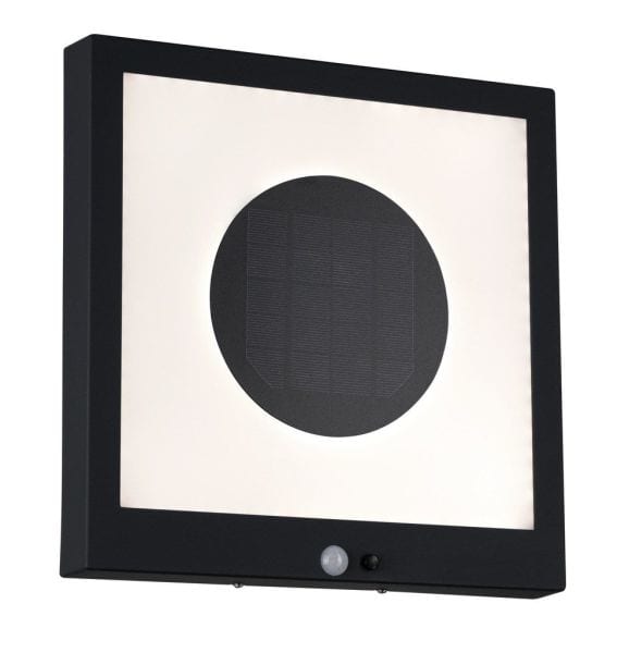 PAULMANN - Outdoor Solar Panel Taija IP44 3000K 120lm Bewegungsmelder Anthrazit