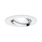 PAULMANN - EBL Nova Plus IP65 schwenkbar 1x6W 230V 4000K GU10 51mm Weiß matt chrom/Alu Zink