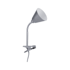 PAULMANN - AS Klemml Vitis E14 grau Flexarm Schnurschalter Kabell 1,50m