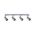 PAULMANN - Spotlight Meli max 4x10W GU10 Nickel satiniert 230V Metall