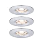 PAULMANN - EBL Nova mini Coin rund starr IP44 LED 3x4W 310lm Chrom/Alu
