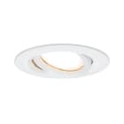 PAULMANN - EBL Set Nova Plus Coin dim IP65 rd schw LED 1x6W 470lm 2700K weiss matt/Alu