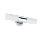 PAULMANN - WallCeiling Lenia IP44 max.2x20W E14 Chrom/Opak 230V Metall/Glas