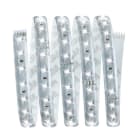 PAULMANN - MaxLED 500 Basisset 1,5m Daylight IP44 Cover 6500K 9W 230/24V 20VA Silber Kst