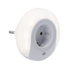 PAULMANN - AS Esby rund Nachtlicht Stecker weiss 0,2W 3000K Sensor