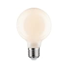 PAULMANN - LED Fil G80 470lm E27 2700K opal dim 5,6W 230V