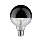 PAULMANN - LED G95 Kopfspiegel 600lm E27 2700K 6,5W 230V schwarz chrom dim