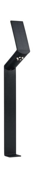 PAULMANN - Outdoor Solar Pollerleuchte Ilias IP44 3000K 100lm Bewegungsmelder Anthrazit