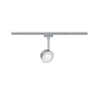 PAULMANN - URail Systems Spot Pellet 1x6,7W Chrom matt/Weiß 230V Met/Kst dimmbar