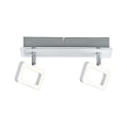 PAULMANN - Spotlight Frame 2x4,5W weiss matt/Chrom 230V Metall